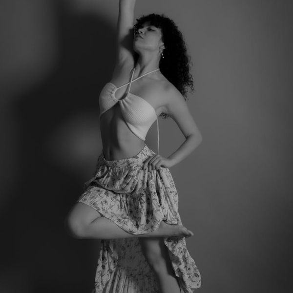 Soft shadows on a wall in a yoga studio.